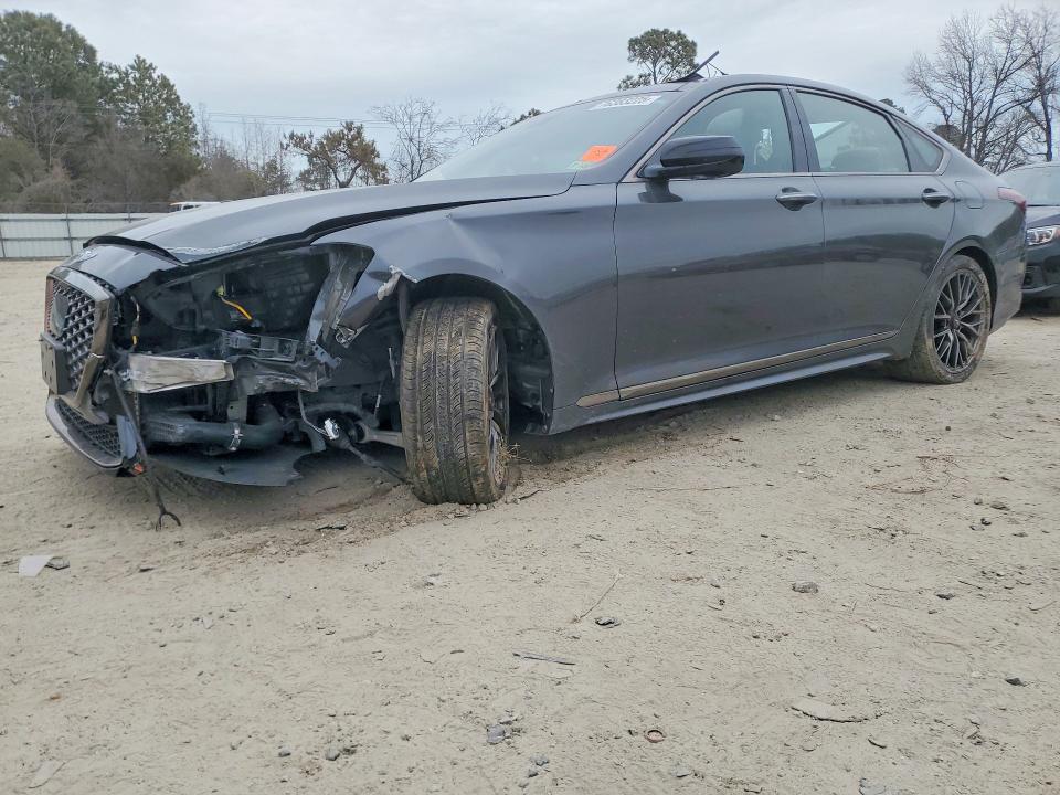 GENESIS G80 2018 with VIN KMHGN4JB3JU231505 - Photo from auction