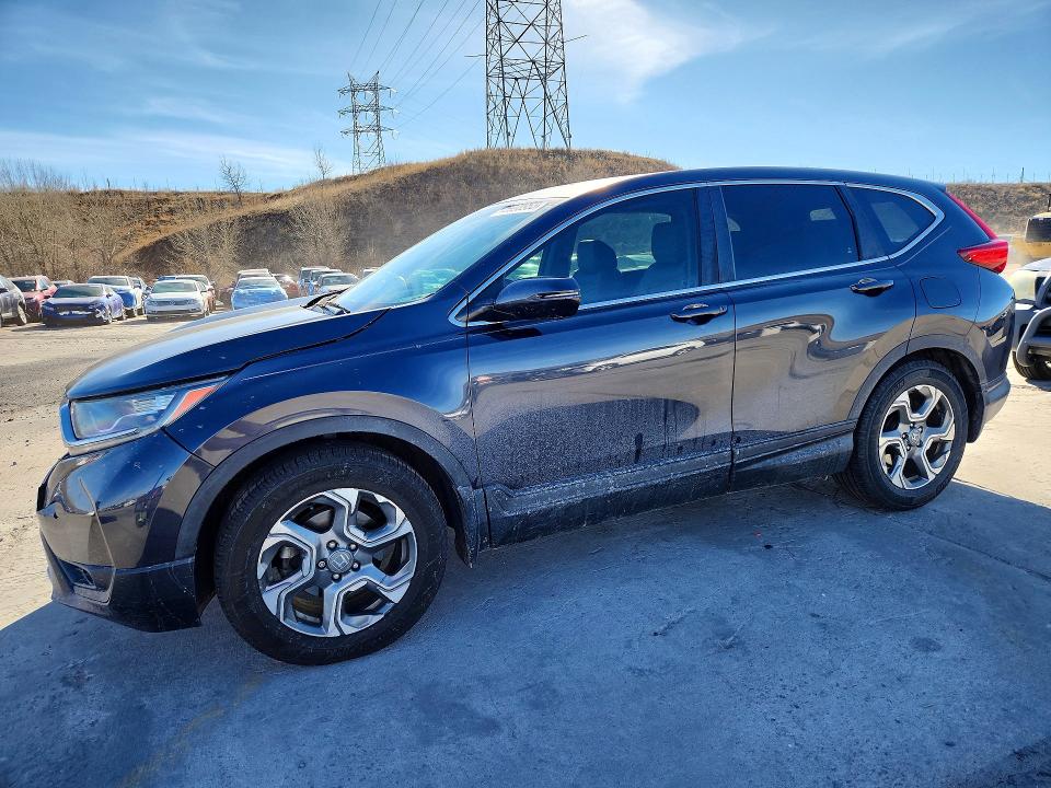 HONDA CR-V EXL 2019 with VIN 5J6RW1H89KL007787 - Photo from auction