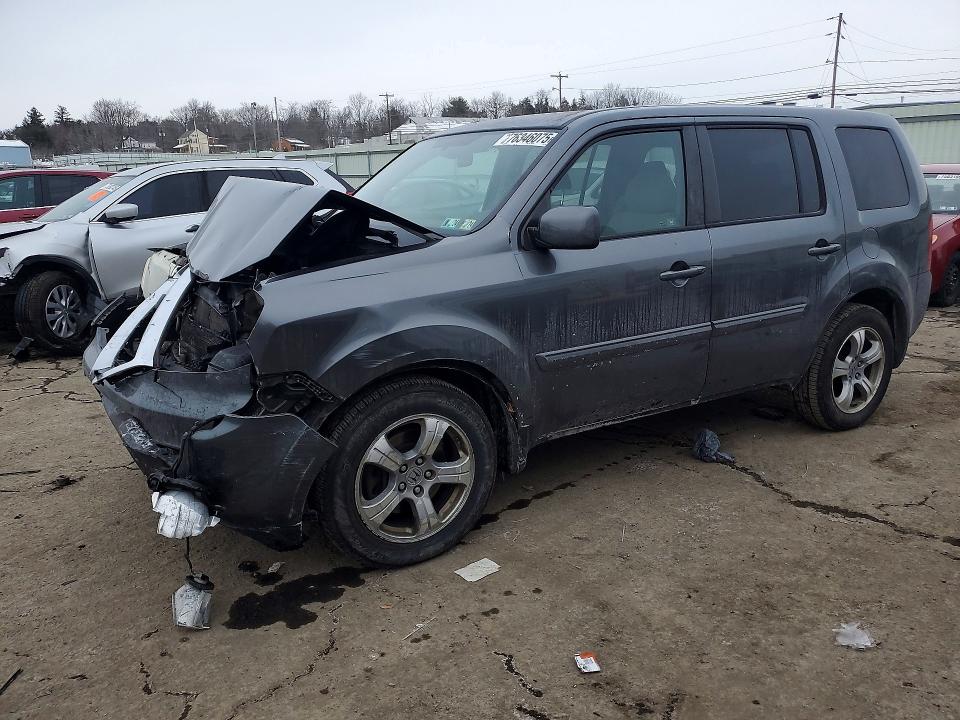 HONDA PILOT EX 2012 with VIN 5FNYF4H43CB084921 - Photo from auction