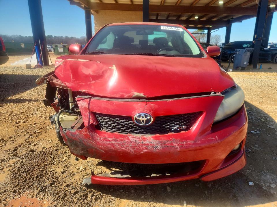 Photo 5 from auction – 2009 TOYOTA COROLLA with VIN 2T1BE40E49C027055