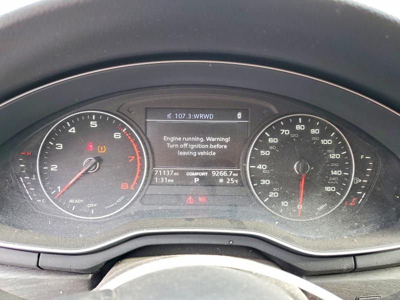 Photo 9 from auction – 2017 AUDI A4 with VIN WAUANAF45HN056775