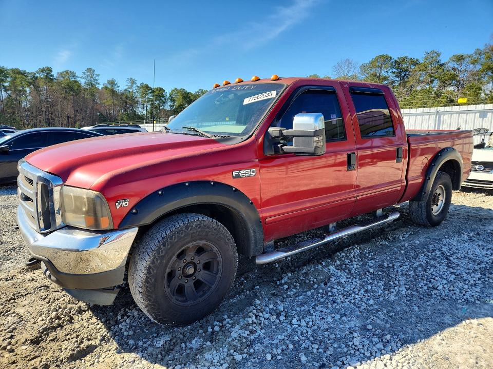 FORD F250 2003 with VIN 1FTNW20S53EB36343 - Photo from auction