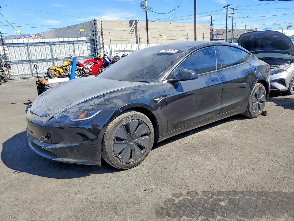 TESLA MODEL 3 2025 with VIN 5YJ3E1EA4SF079537 - Photo from auction