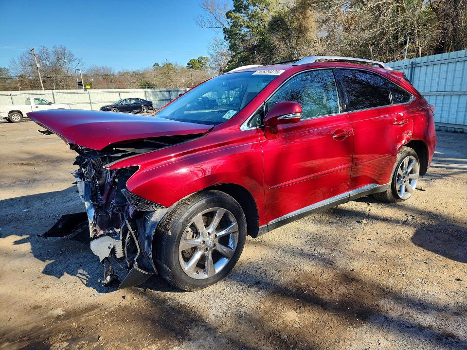 LEXUS RX 350 2012 with VIN 2T2ZK1BA0CC083173 - Photo from auction