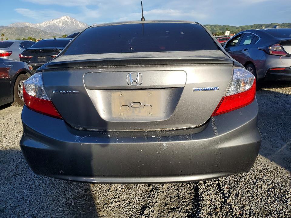 Photo 6 from auction – 2012 HONDA CIVIC with VIN JHMFB4F27CS001464