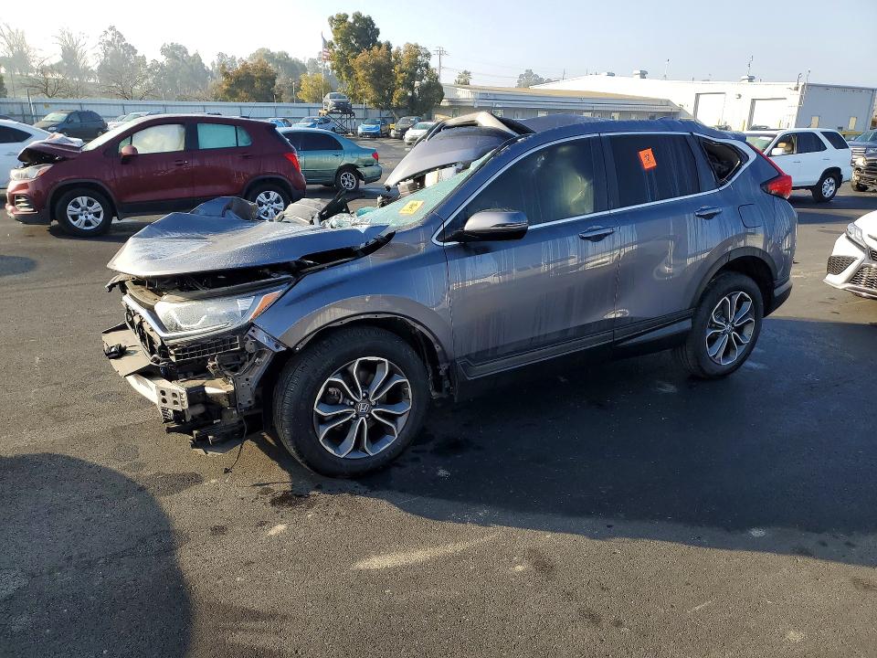 HONDA CR-V 2021 with VIN 7FARW1H80ME009797 - Photo from auction