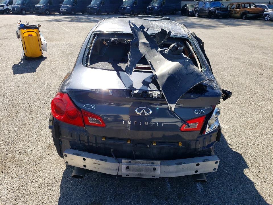 Photo 6 from auction – 2011 INFINITI G25 with VIN JN1DV6AP0BM603403