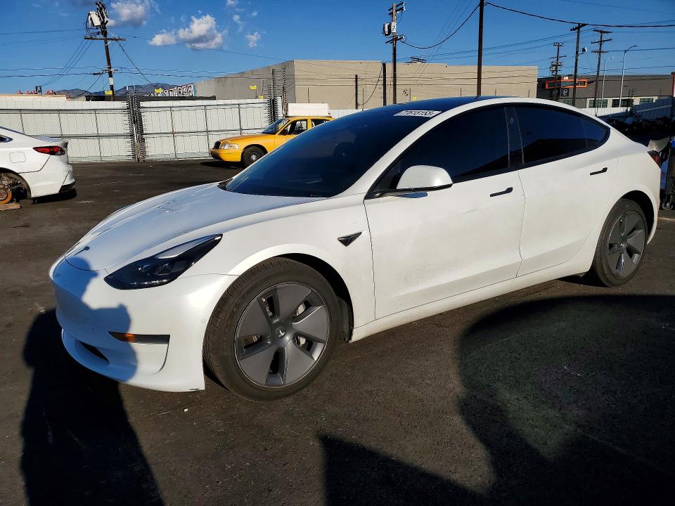 TESLA MODEL 3 2021 with VIN 5YJ3E1EA7MF070009 - Photo from auction