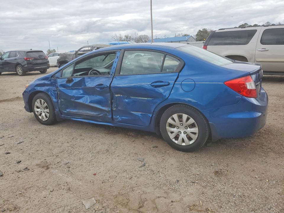 Photo 2 from auction – 2012 HONDA CIVIC with VIN 19XFB2F5XCE052122