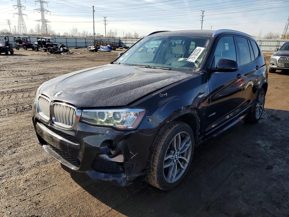 BMW X3 XDRIVE2 2015 with VIN 5UXWX9C52F0D56414 - Photo from auction