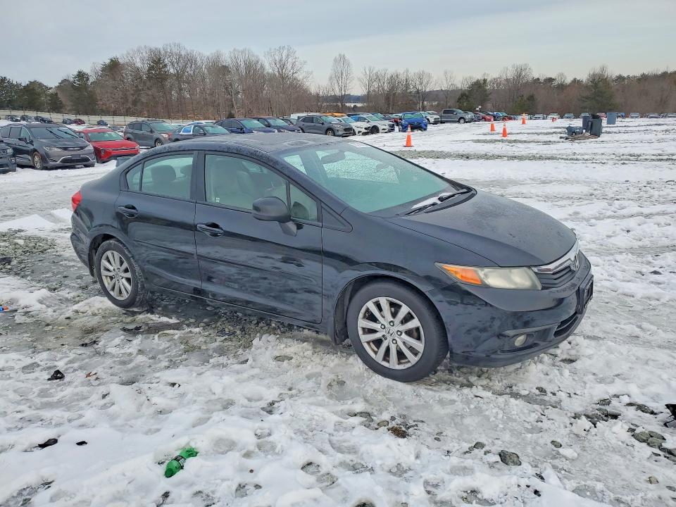 Photo 4 from auction – 2012 HONDA CIVIC EXL with VIN 2HGFB2F96CH549807