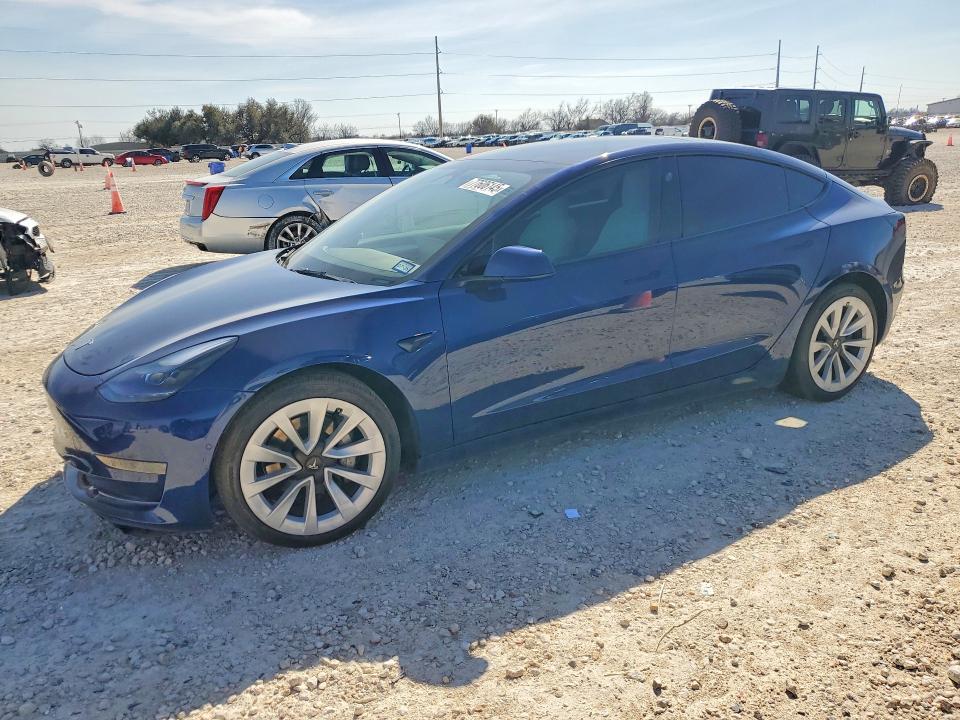 TESLA MODEL 3 2022 with VIN 5YJ3E1EA1NF355077 - Photo from auction