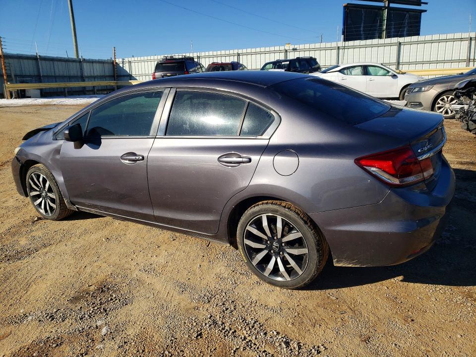 Photo 2 from auction – 2014 HONDA CIVIC EXL with VIN 19XFB2F99EE080905
