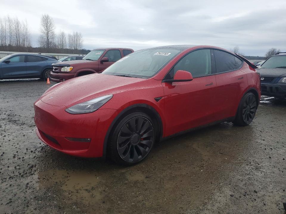 TESLA MODEL Y 2022 с VIN 7SAYGDEF5NF491874 - Фото с аукциона