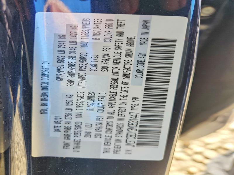 Photo 14 from auction – 2021 MAZDA CX-9 GRAND with VIN JM3TCBDY3M0531447