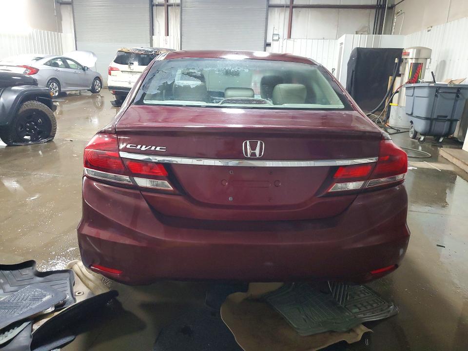 Photo 6 from auction – 2013 HONDA CIVIC with VIN 19XFB2F96DE076244