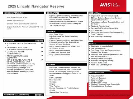Photo 13 from auction – 2025 LINCOLN NAVIGATOR with VIN 5LMJJ2LG2SEL07545