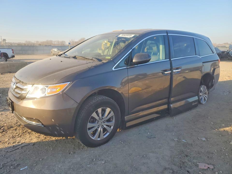 HONDA ODYSSEY EX 2014 with VIN 5FNRL5H65EB018829 - Photo from auction