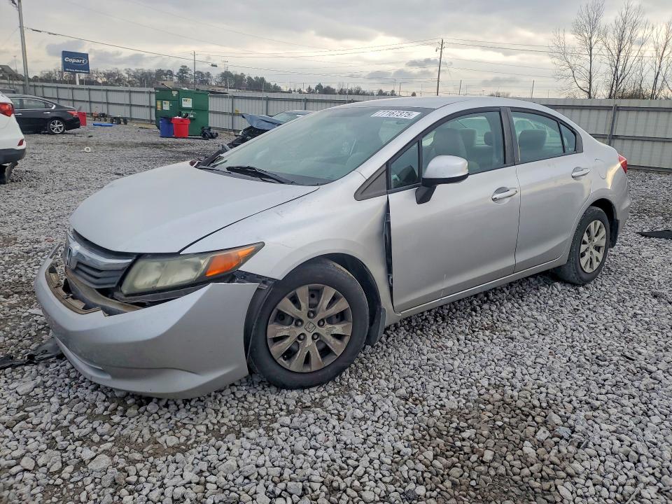 HONDA CIVIC 2012 with VIN 19XFB2F51CE037539 - Photo from auction