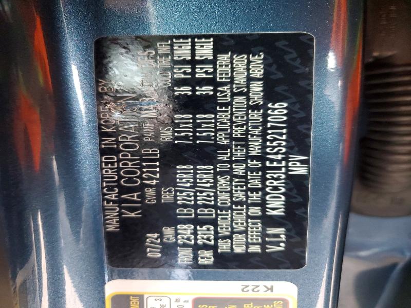 Photo 14 from auction – 2025 KIA NIRO with VIN KNDCR3LE4S5217066