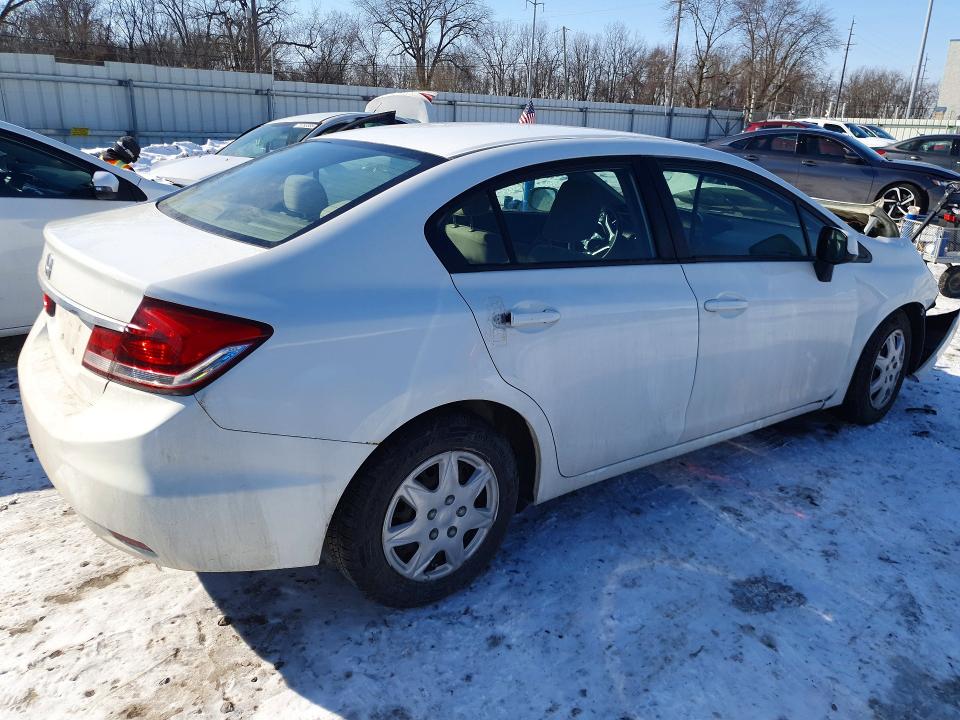 Photo 3 from auction – 2013 HONDA CIVIC LX with VIN 19XFB2F57DE002750