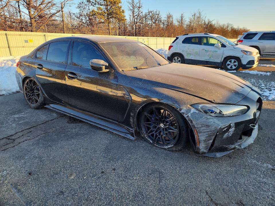 Photo 4 from auction – 2021 BMW M3 COMPETI with VIN WBS33AY0XMFK79094