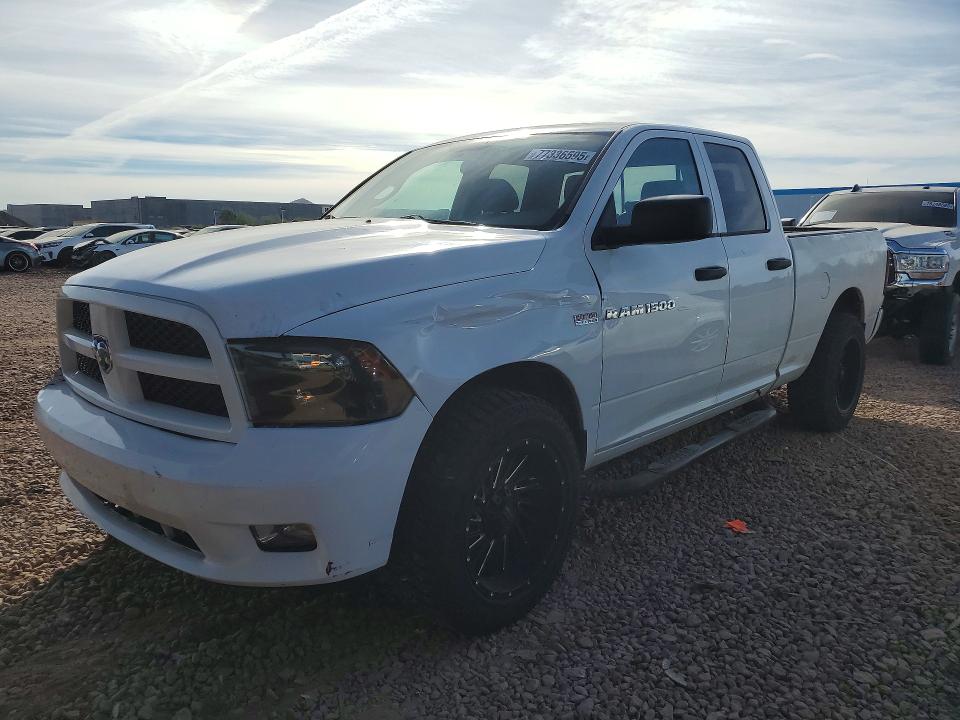 DODGE RAM 1500 2012 with VIN 1C6RD6FT6CS212370 - Photo from auction