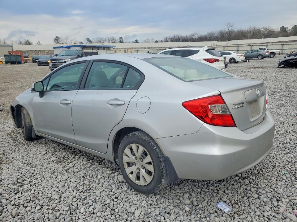 Photo 2 from auction – 2012 HONDA CIVIC with VIN 19XFB2F51CE037539