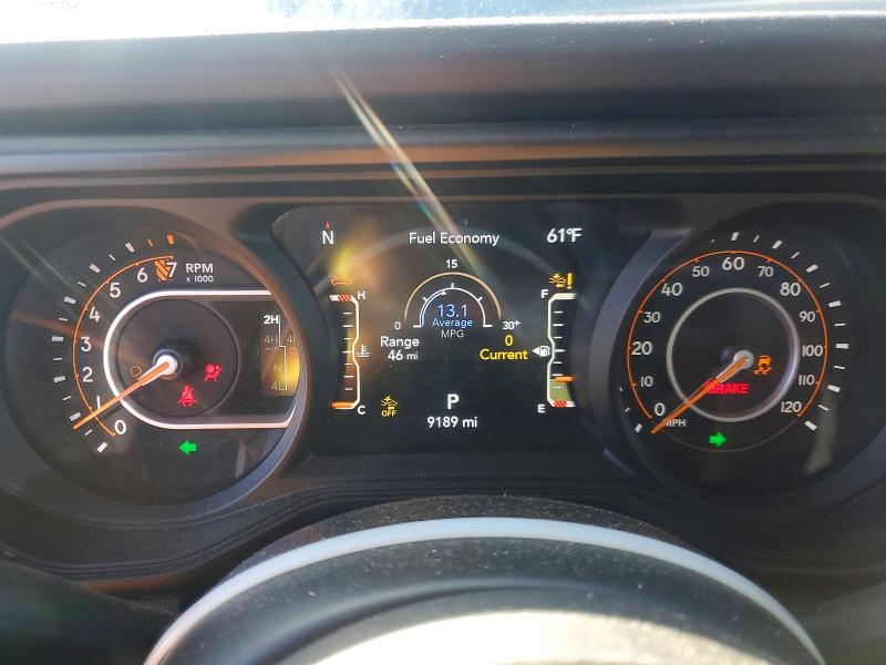 Photo 9 from auction – 2025 JEEP GLADIATOR with VIN 1C6RJTBG3SL515535