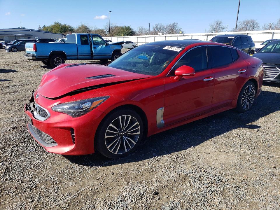 KIA STINGER 2019 with VIN KNAE15LA4K6052099 - Photo from auction