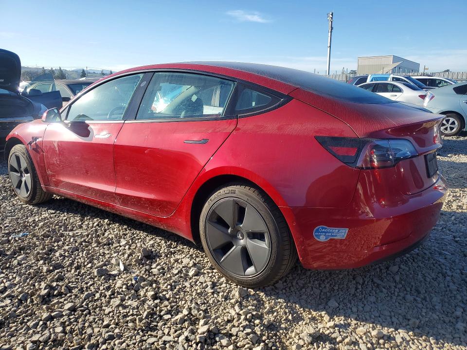Photo 2 from auction – 2021 TESLA MODEL 3 with VIN 5YJ3E1EB9MF087774