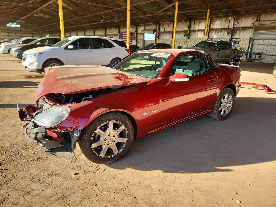 MERCEDES-BENZ SLK 2002 with VIN WDBKK49F42F270042 - Photo from auction