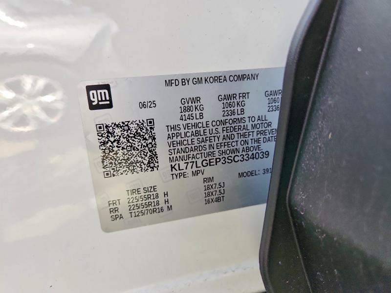 Photo 14 from auction – 2025 CHEVROLET TRAX 1RS with VIN KL77LGEP3SC334039