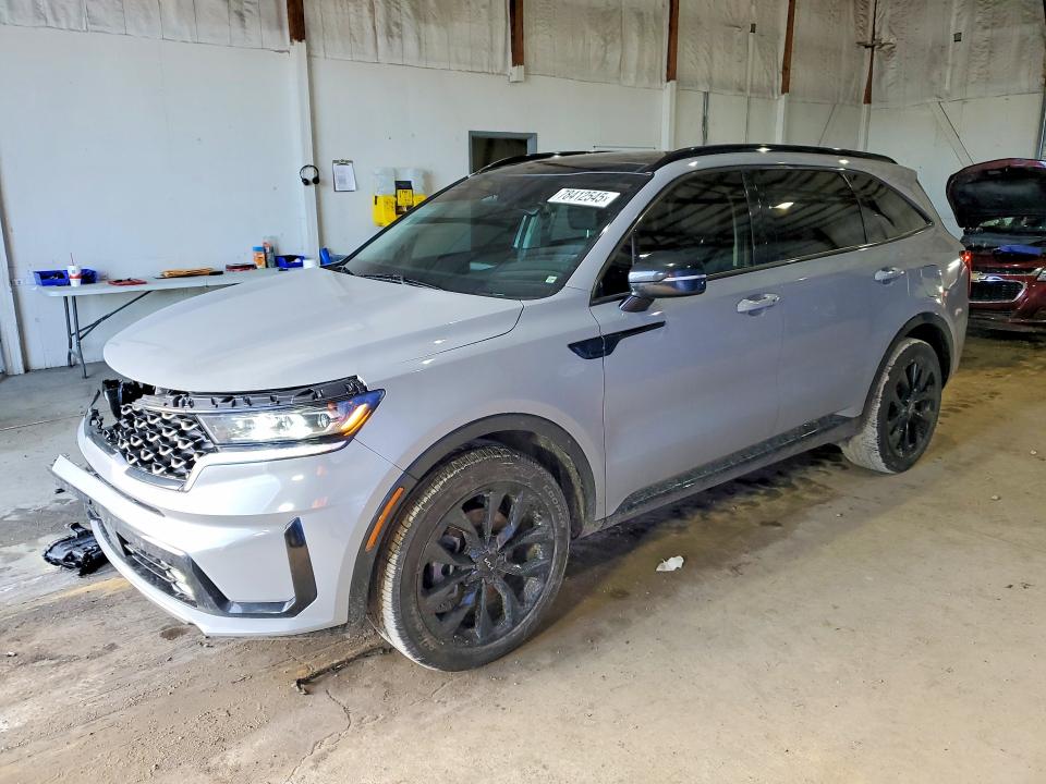 KIA SORENTO 2023 with VIN 5XYRK4LF8PG177439 - Photo from auction