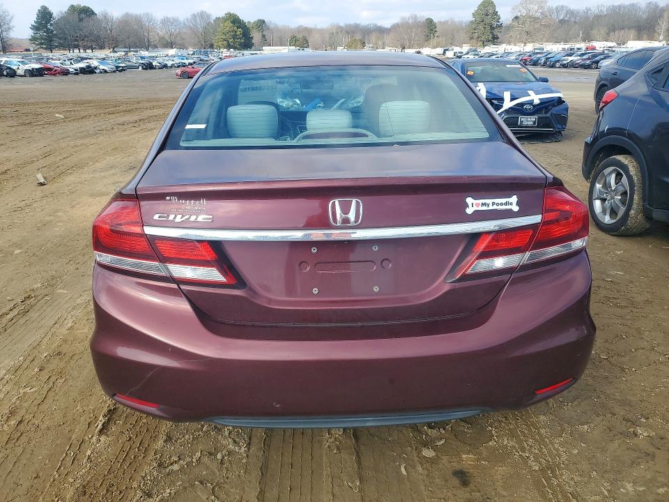 Photo 6 from auction – 2014 HONDA CIVIC EX with VIN 19XFB2F81EE073051