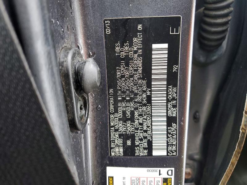 Photo 14 from auction – 2013 TOYOTA 4RUNNER with VIN JTEBU5JR8D5133861