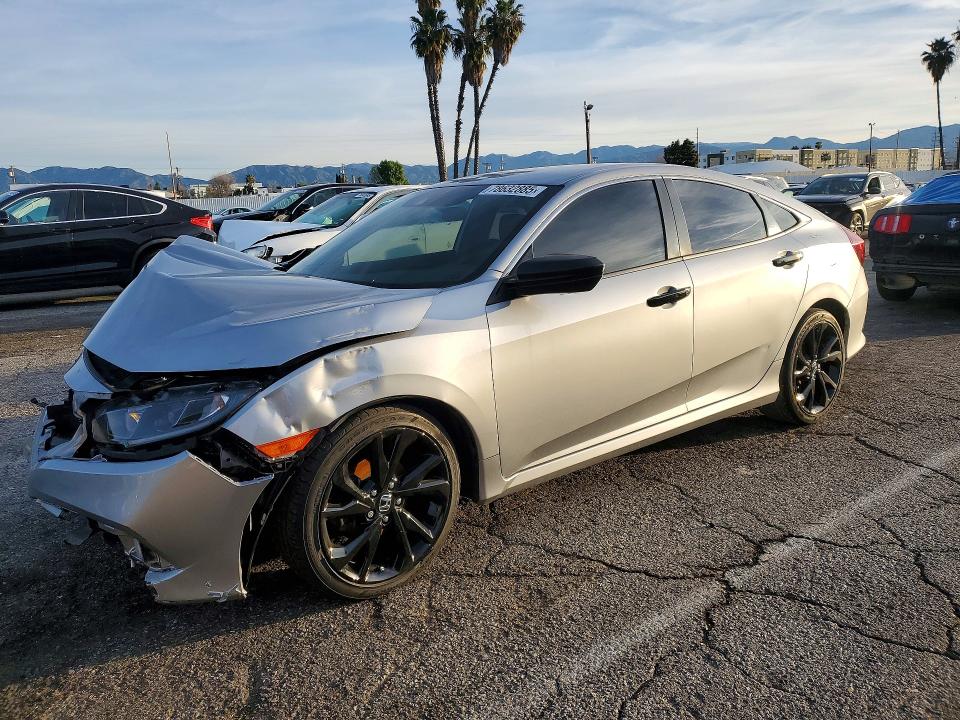 HONDA CIVIC 2021 with VIN 2HGFC2F86MH530552 - Photo from auction