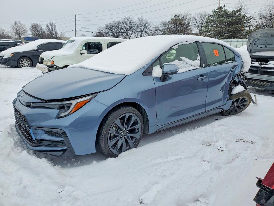 TOYOTA COROLLA LE 2025 with VIN JTDBCMFE5S3088877 - Photo from auction