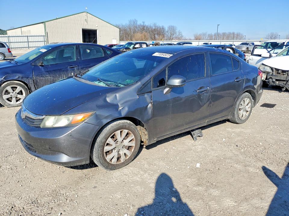 HONDA CIVIC LX 2012 with VIN 19XFB2F56CE020297 - Photo from auction