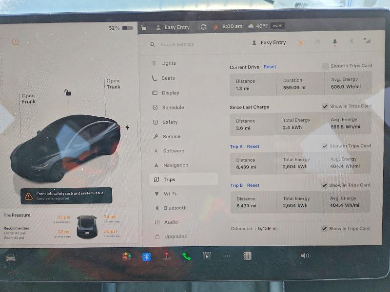 Photo 9 from auction – 2025 TESLA MODEL 3 with VIN 5YJ3E1EA3SF025324