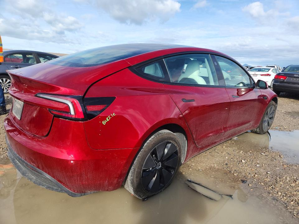 Photo 3 from auction – 2025 TESLA MODEL 3 with VIN 5YJ3E1EAXSF922172