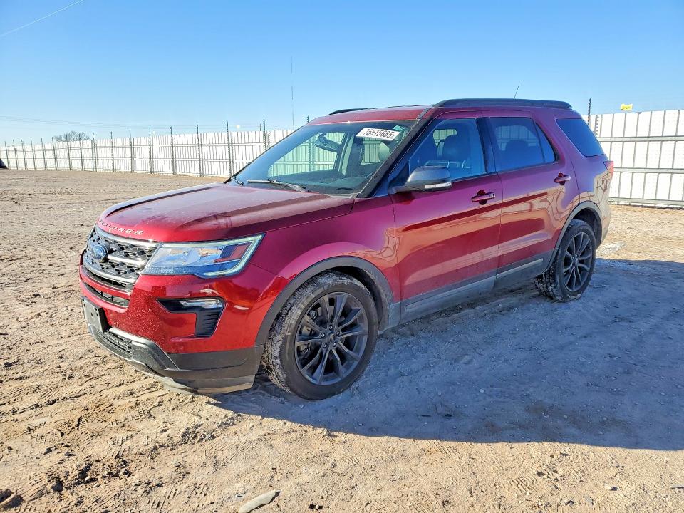 FORD EXPLORER X 2018 with VIN 1FM5K7DH6JGB17272 - Photo from auction