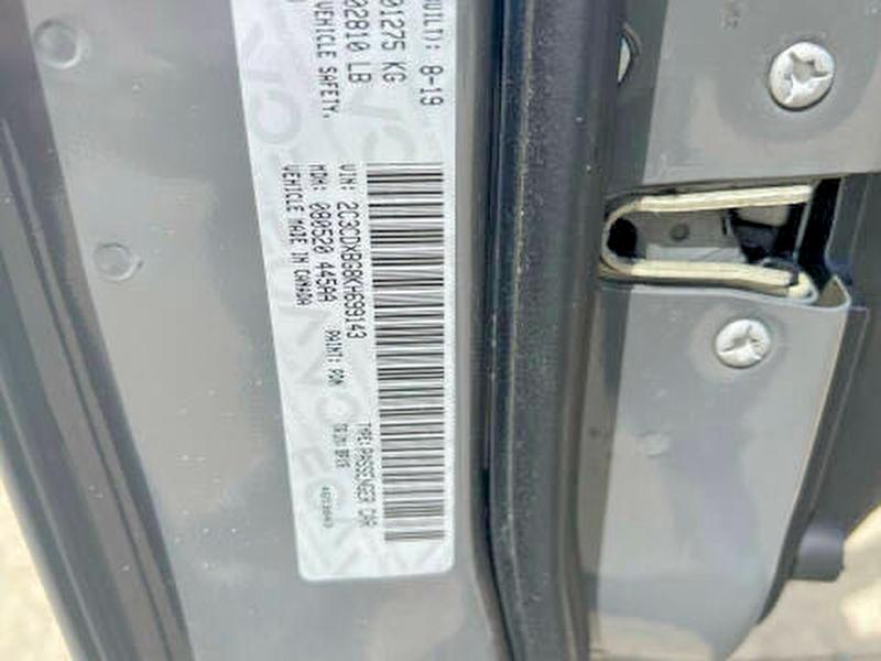 Photo 10 from auction – 2019 DODGE CHARGER with VIN 2C3CDXBG8KH699143
