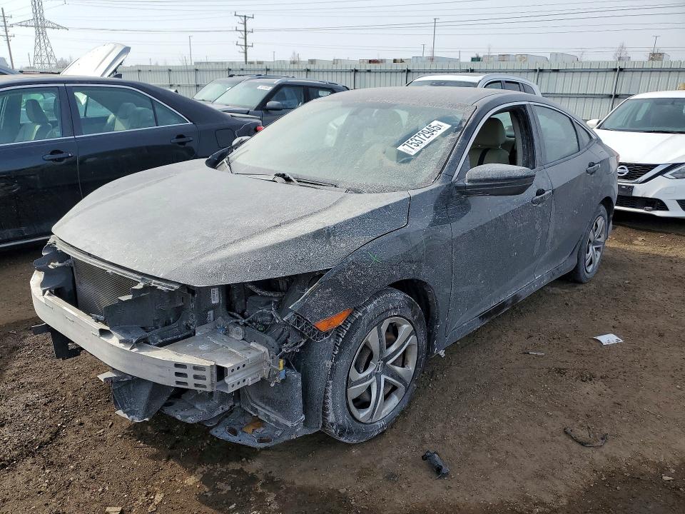 HONDA CIVIC LX 2016 with VIN 19XFC2F51GE221883 - Photo from auction