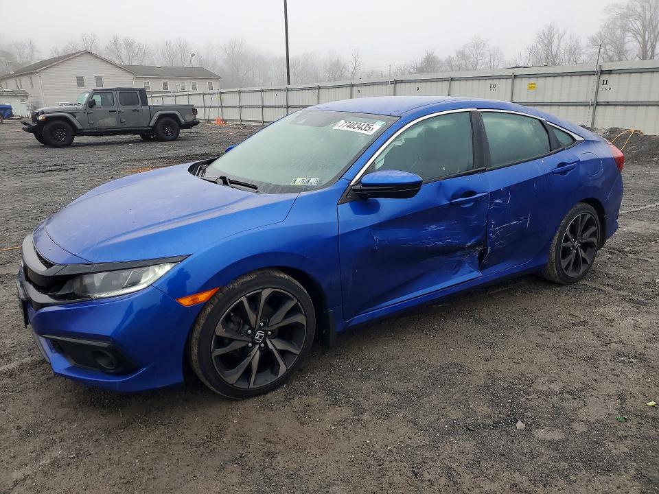 HONDA CIVIC 2021 with VIN 2HGFC2F82MH524070 - Photo from auction