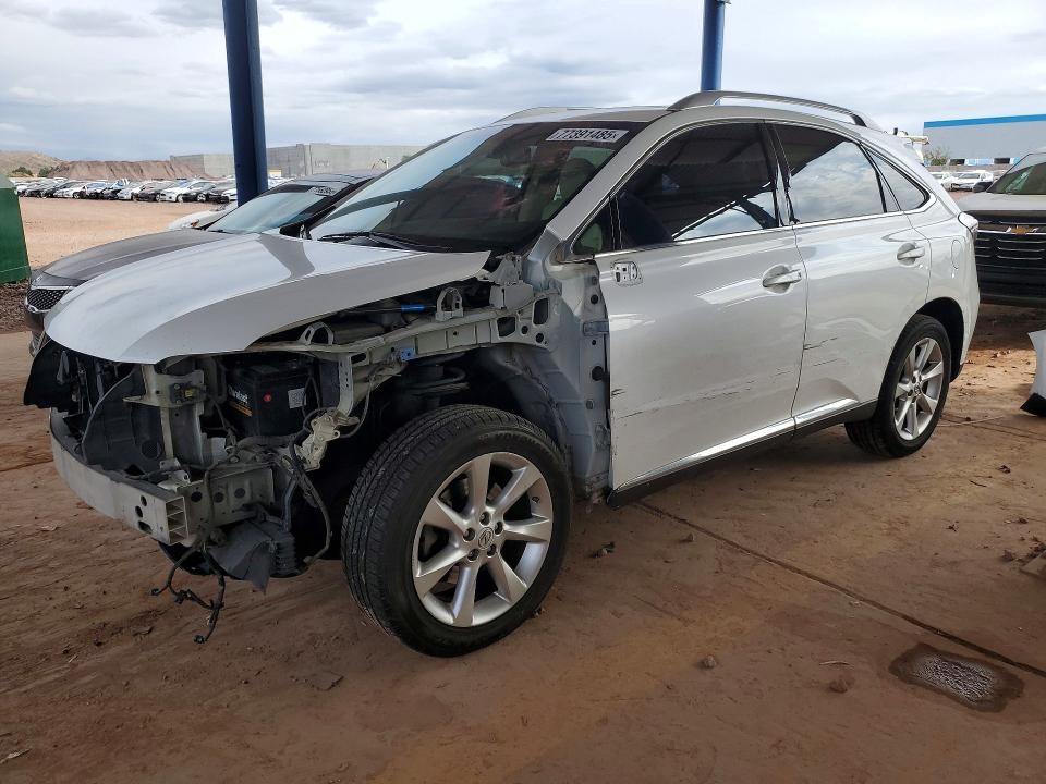 LEXUS RX 350 2010 with VIN 2T2BK1BA9AC018207 - Photo from auction