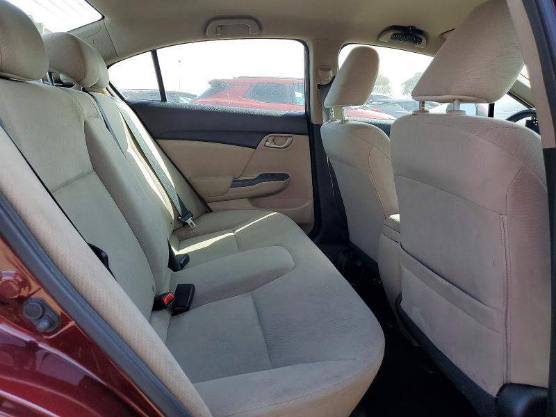 Photo 10 from auction – 2013 HONDA CIVIC LX with VIN 19XFB2F50DE277537