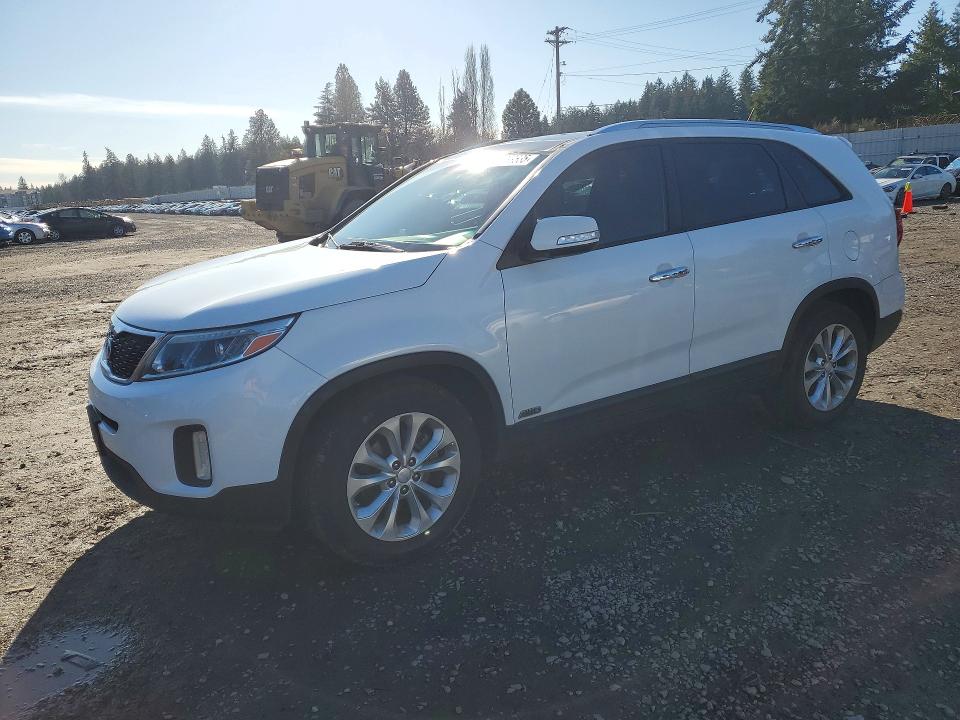 KIA SORENTO EX 2014 with VIN 5XYKUDA76EG520186 - Photo from auction