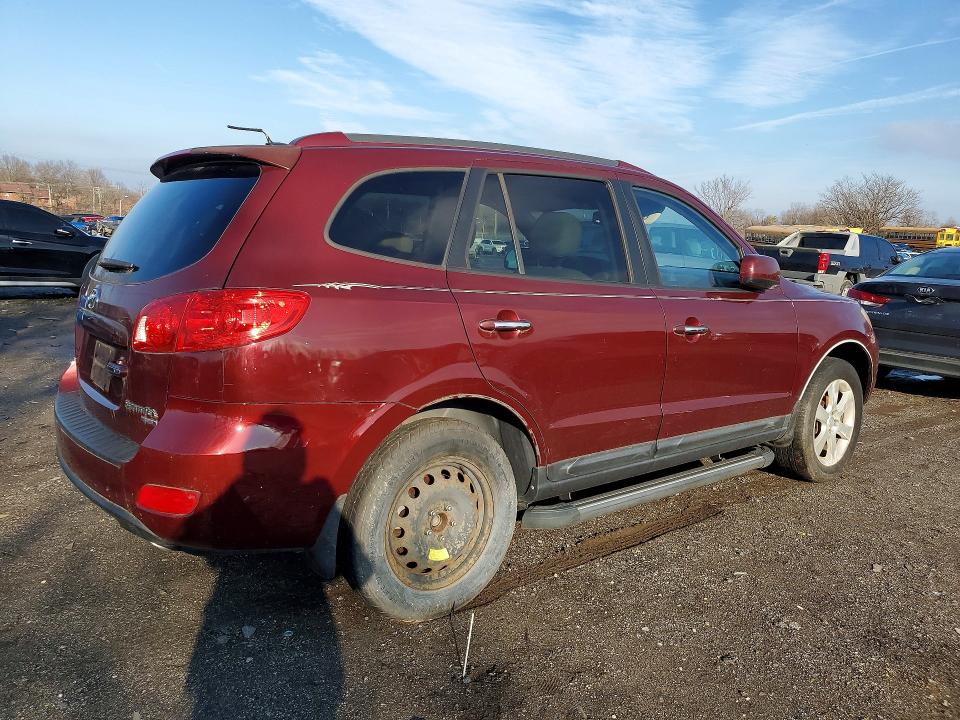 Photo 3 from auction – 2008 HYUNDAI SANTA FE with VIN 5NMSH13E78H159527