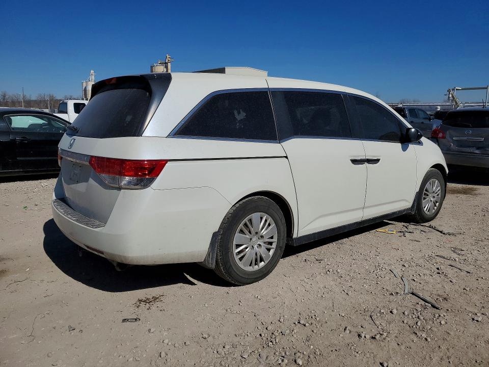 Photo 3 from auction – 2015 HONDA ODYSSEY with VIN 5FNRL5H20FB028523
